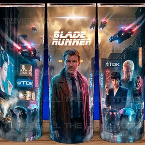Blade Runner 80s Harrison Ford Cup Mug Tumbler